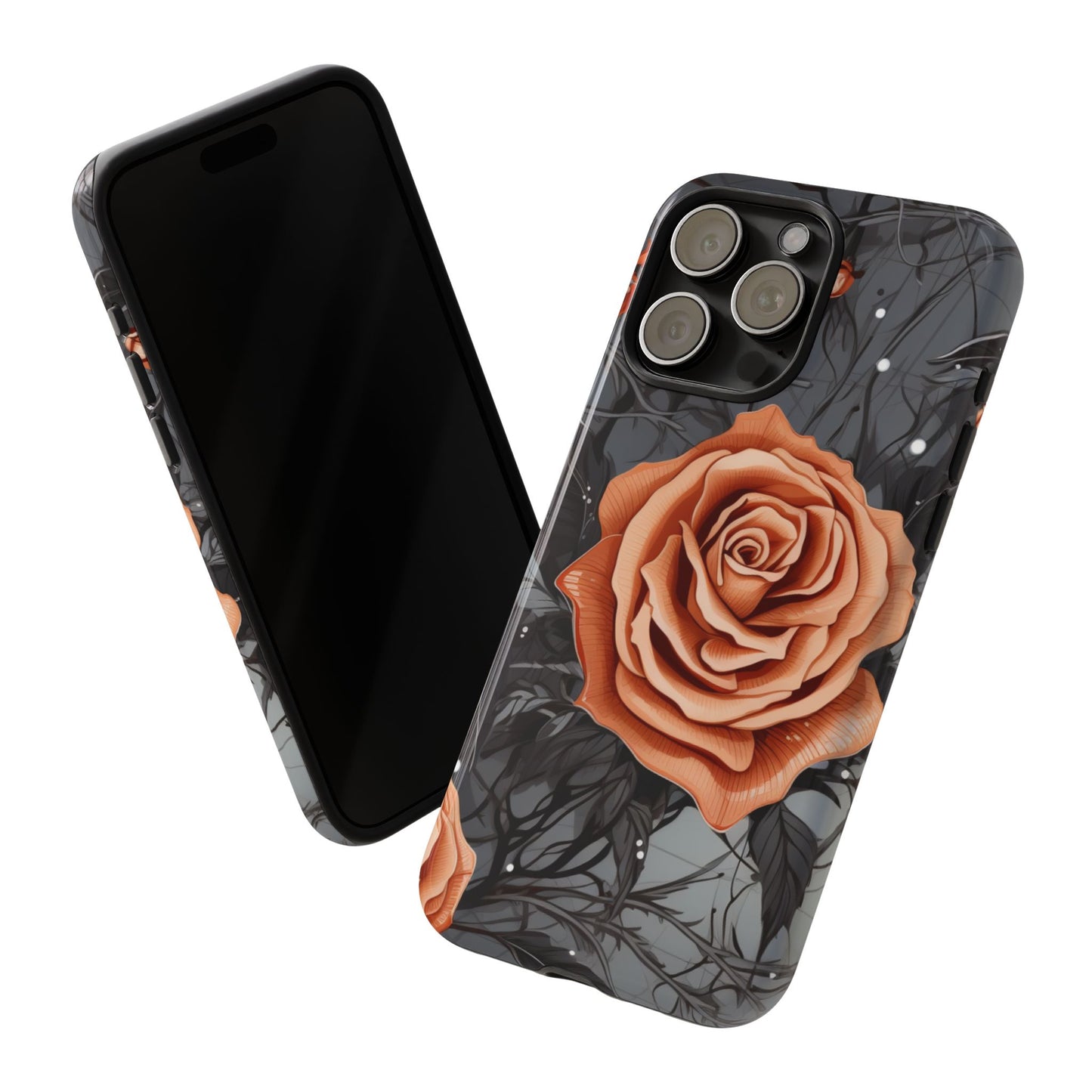 Mystic Noir Rose Mobile Case