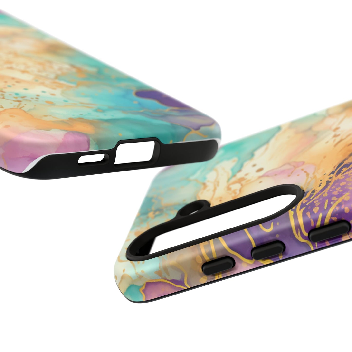 Golden Aura Abstract Watercolor Mobile Case