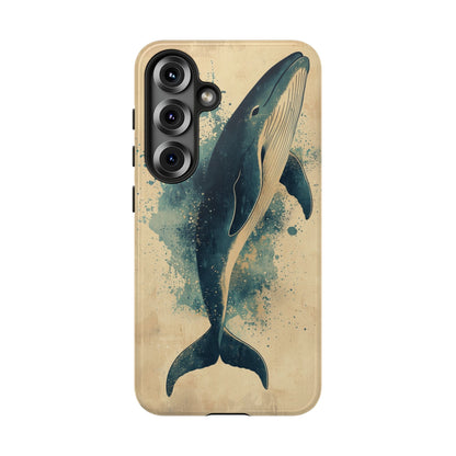 Ocean Majesty: Watercolor Whale Case for iPhone, Samsung & Pixel