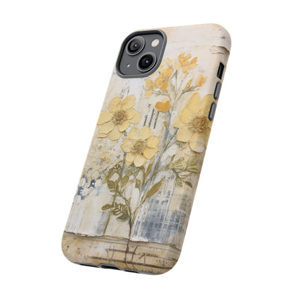 Vintage Botanical Floral Mobile Case