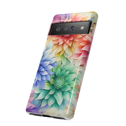 Rainbow Bloom Mandala Floral Mobile Case