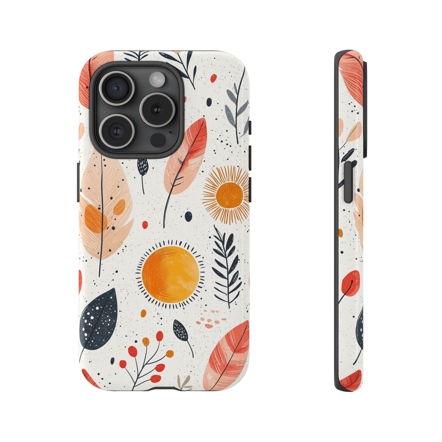 Sunshine & Feathers Boho Phone Case for iPhone, Pixel & Samsung