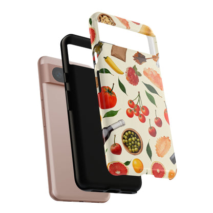 Fresh Fruits & Veggies Pattern Phone Case