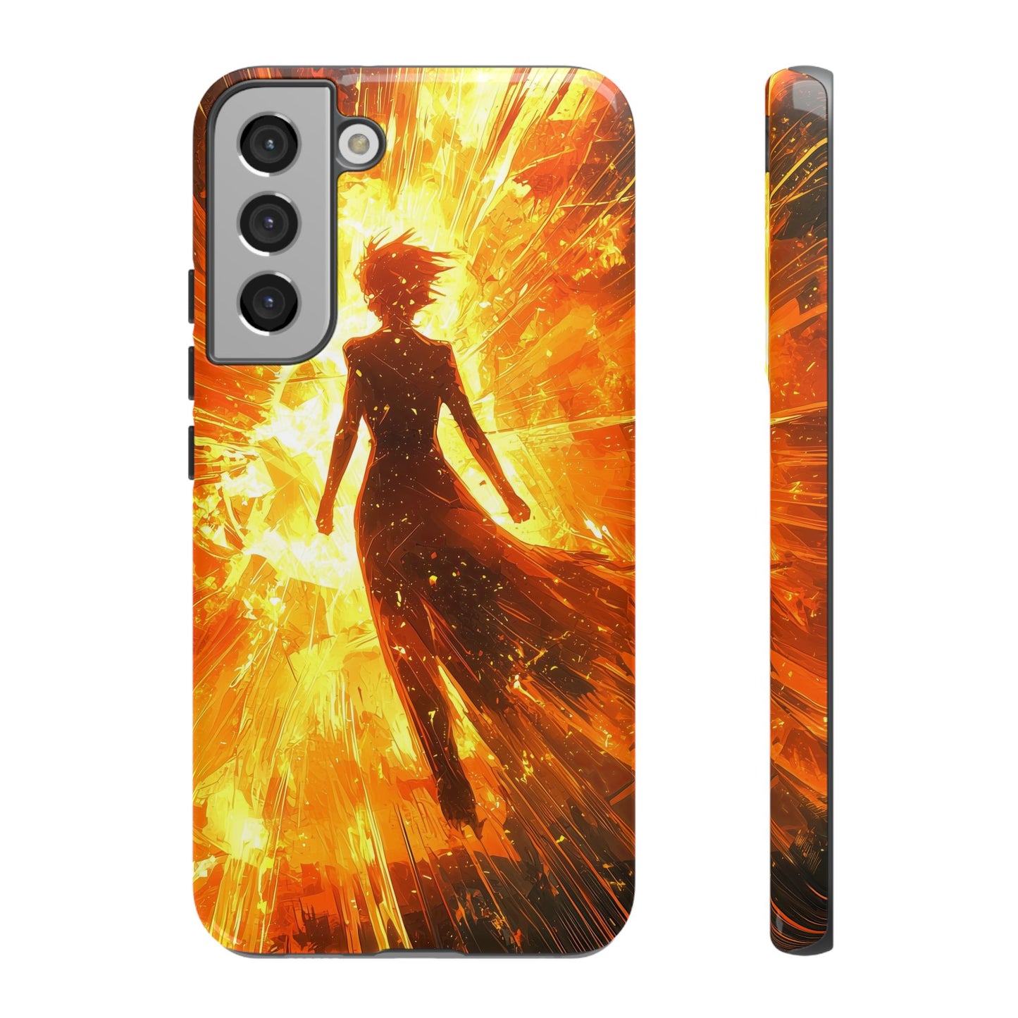 Solar Ascension | Silhouette of Fire Phone Case for iPhone, Samsung & Pixel