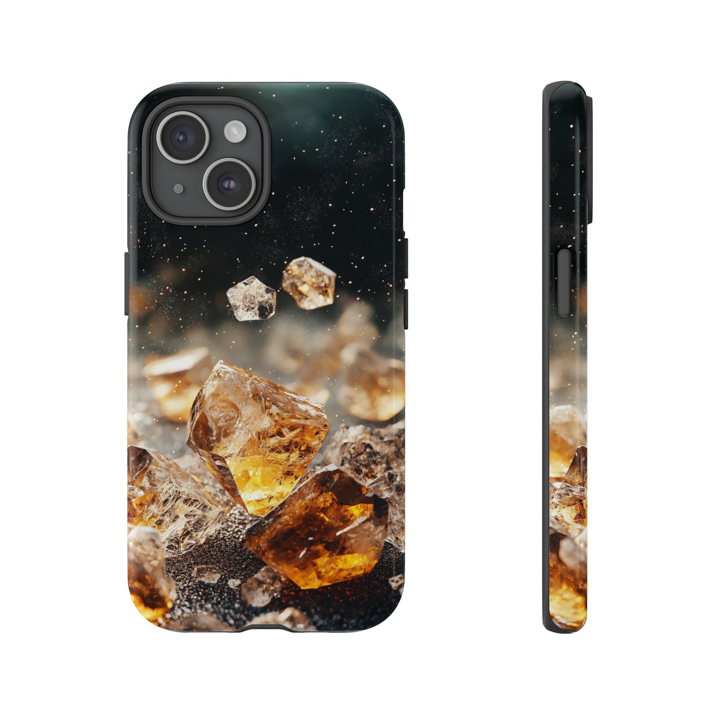 Golden Ember Crystal Phone Case for iPhone, Samsung & Google Pixel