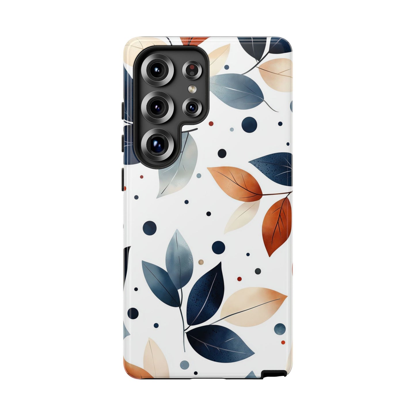 Autumn Breeze Leaf Pattern Phone Case | Elegant Botanical Design for iPhone, Samsung & Google Pixel