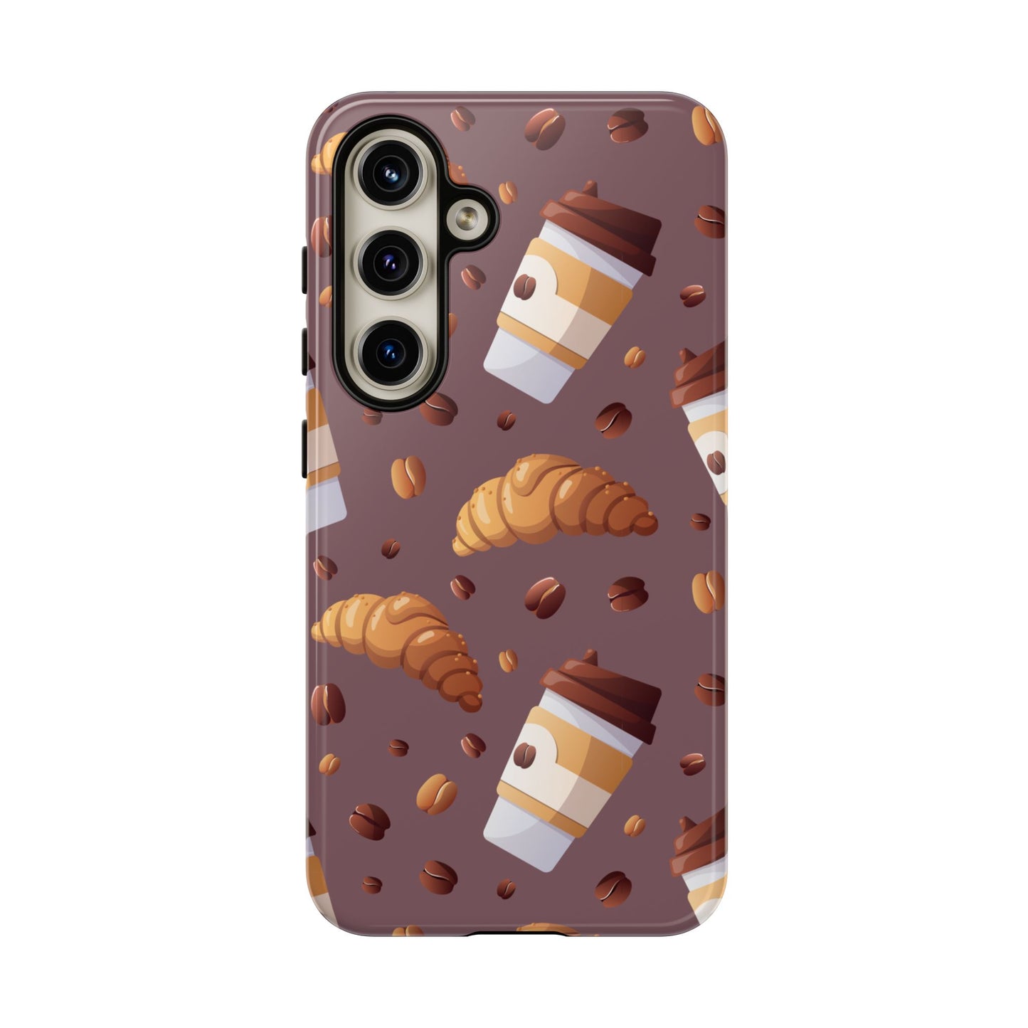 ]Kawaii Food Lover's Phone Case –Coffee Beans Phone Cover for iPhone, Google Pixel, Samsung