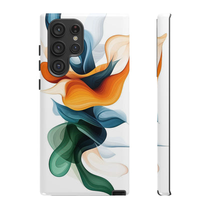 Verdant Flow – Modern Abstract Phone Case for iPhone, Samsung & Pixel