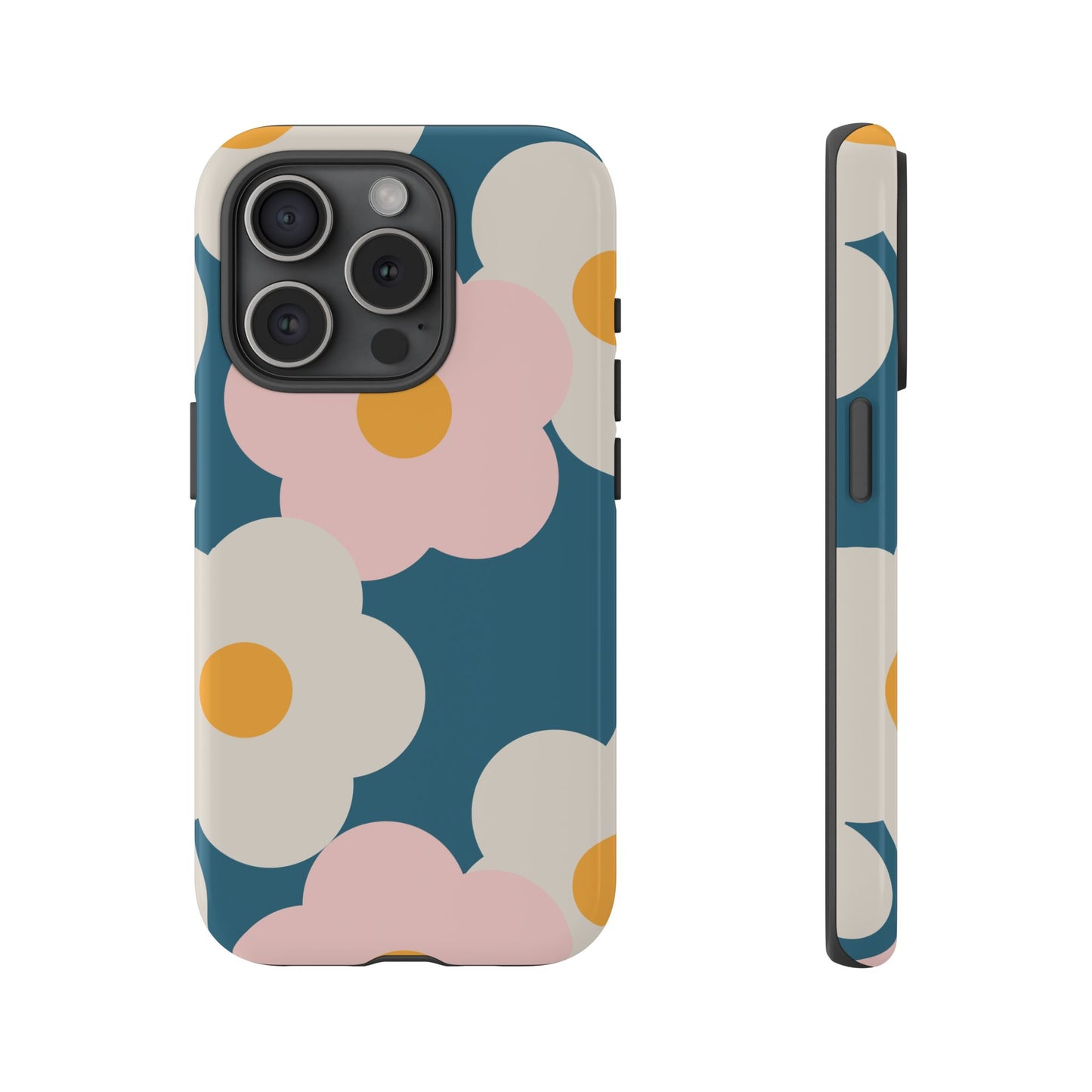Retro Floral Phone Case – Vintage Aesthetic for iPhone, Samsung & Google Pixel