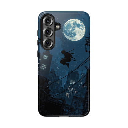 Moonlit Shadows: The Silent Ninja Phone Case for iPhone, Samsung & Pixel
