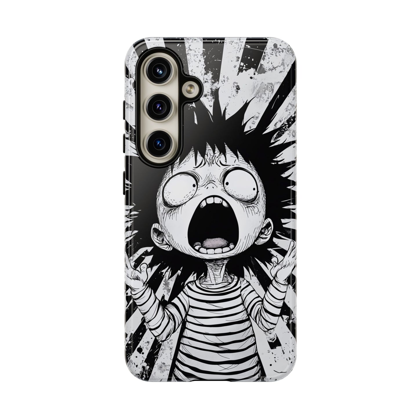 Maximum Panic Mode | Scream Kid Art  Phone Case for iPhone, Samsung & Pixel