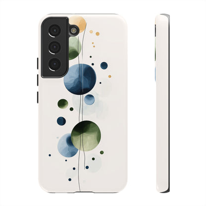 Orbit Bloom – Abstract Bubble Art Phone Case for iPhone, Samsung & Pixel