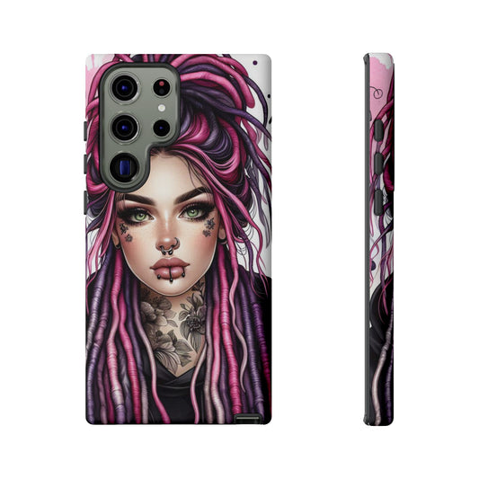 Neon Gothic Beauty Mobile Case