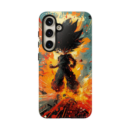 Mini Warrior Rage | Chibi Power Surge Phone Case for iPhone, Samsung & Pixel
