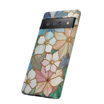 Floral Symphony: Stained Glass Elegance