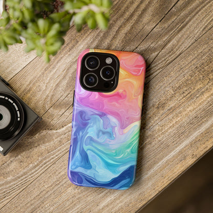 Prism Swirl Watercolor Phone Case for iPhone, google Pixel & Samsung