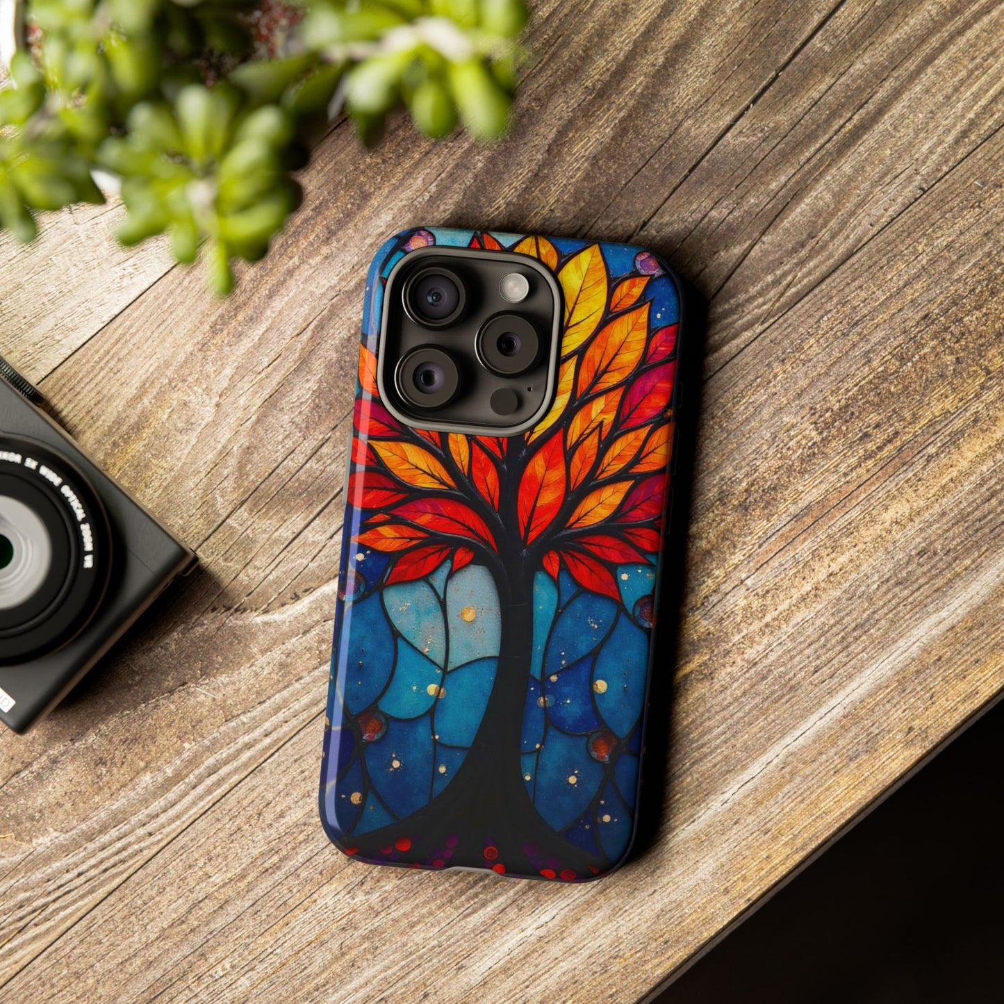 Stained Glass Tree: A Burst of Vibrant Elegance