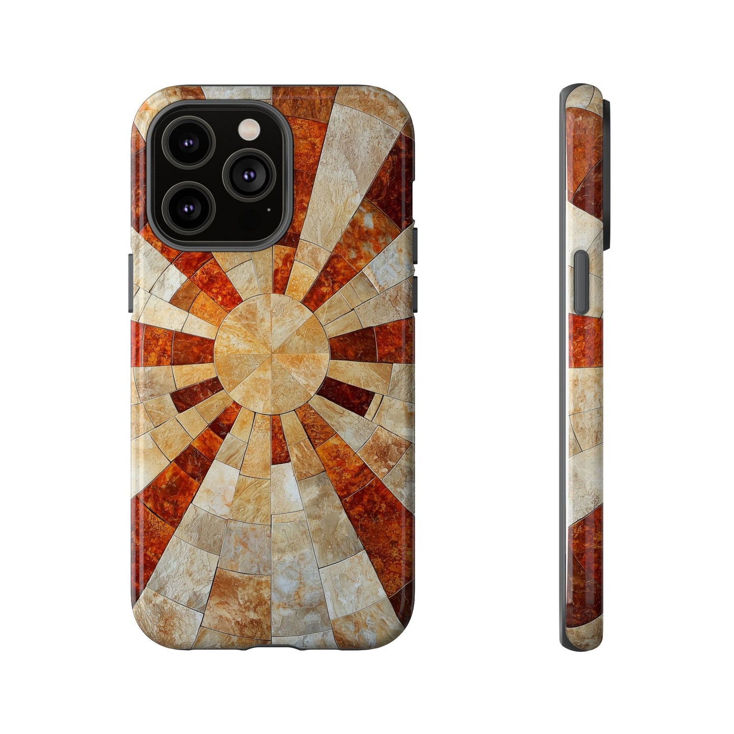 Boho Radiance Stone Mosaic Phone Case for iPhone, Pixel & Samsung