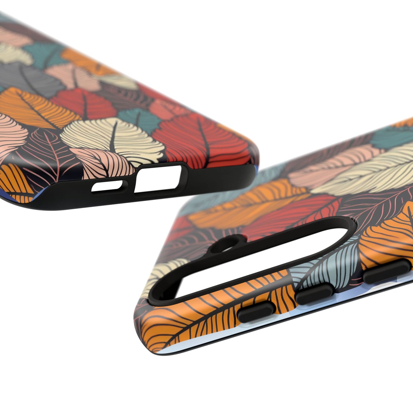 Colorful Abstract Leaves Pattern Design