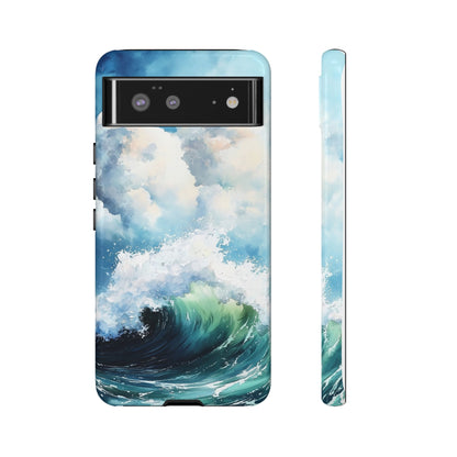 Pastel Wave Dream Watercolor Phone Case for iPhone, google Pixel & Samsung
