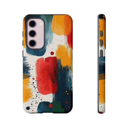 Color Burst Abstract Brushstroke Phone Case for iPhone, Samsung & Pixel