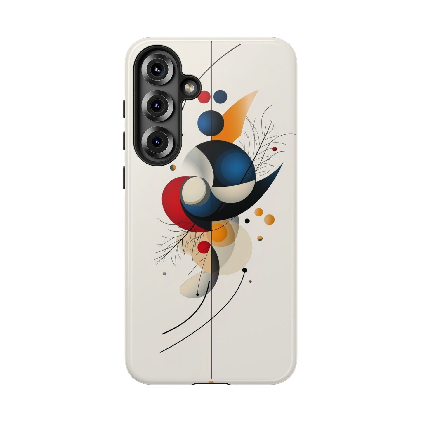 Celestial Balance – Abstract Geometric Phone Case for iPhone, Samsung & Pixel