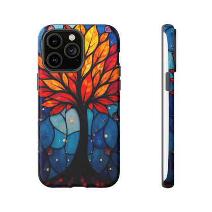 Stained Glass Tree: A Burst of Vibrant Elegance