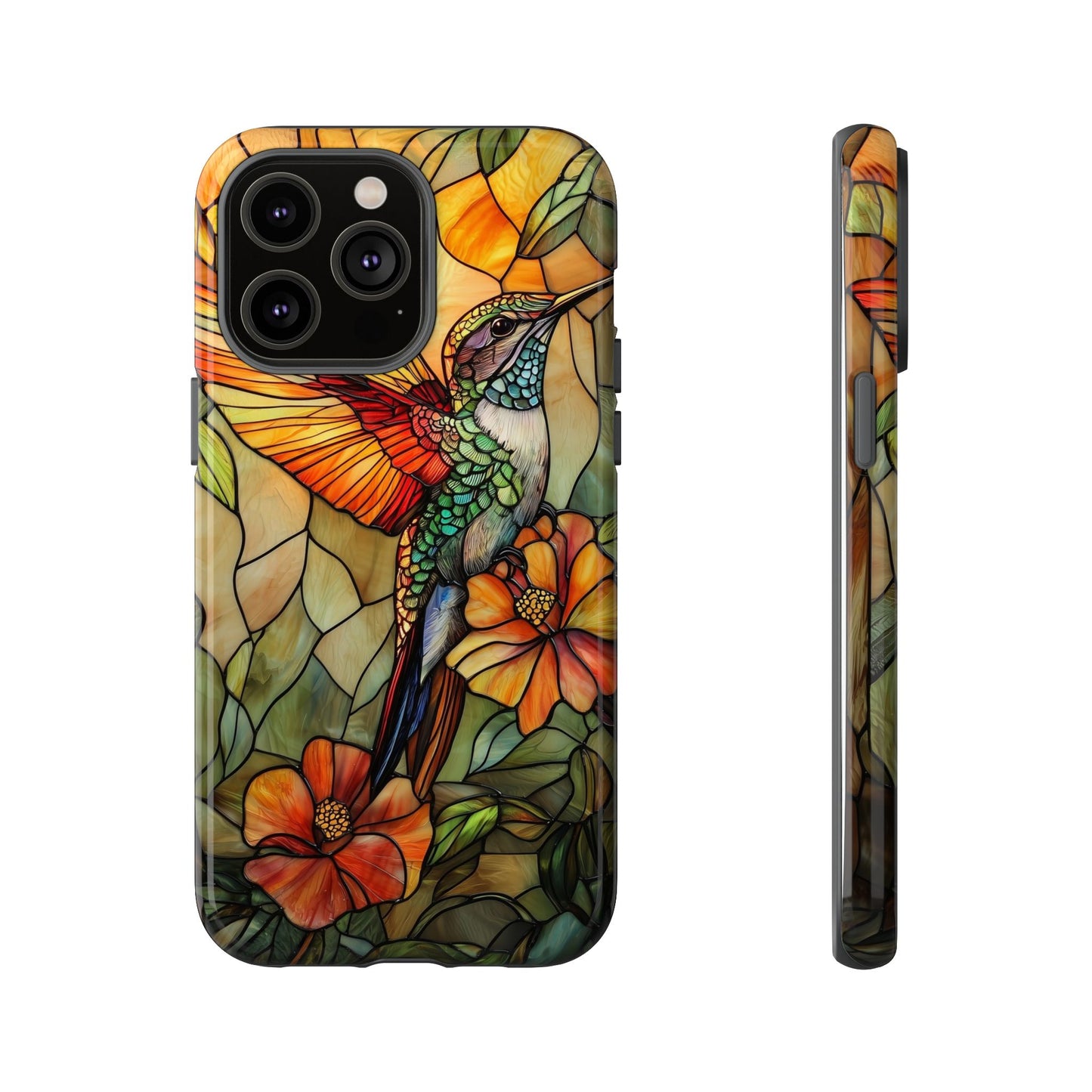 Whispers in Flight – Mosaic Hummingbird Phone Case for iPhone, Samsung & Pixel