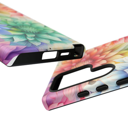 Rainbow Bloom Mandala Floral Mobile Case