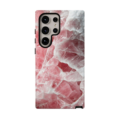 Rose Quartz Crystal Phone Case for iPhone, Samsung & Google Pixel