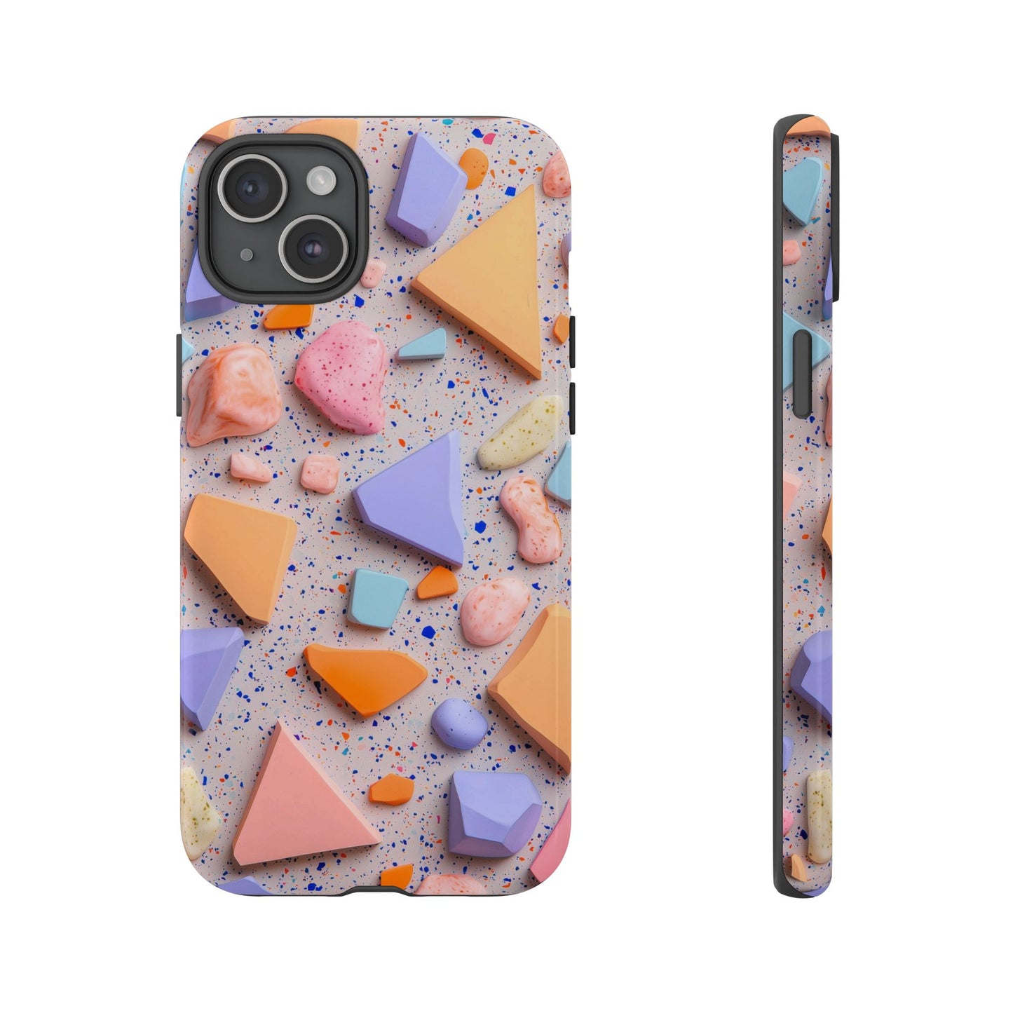 Playful Pastel Terrazzo Phone Case for iPhone, google Pixel & Samsung