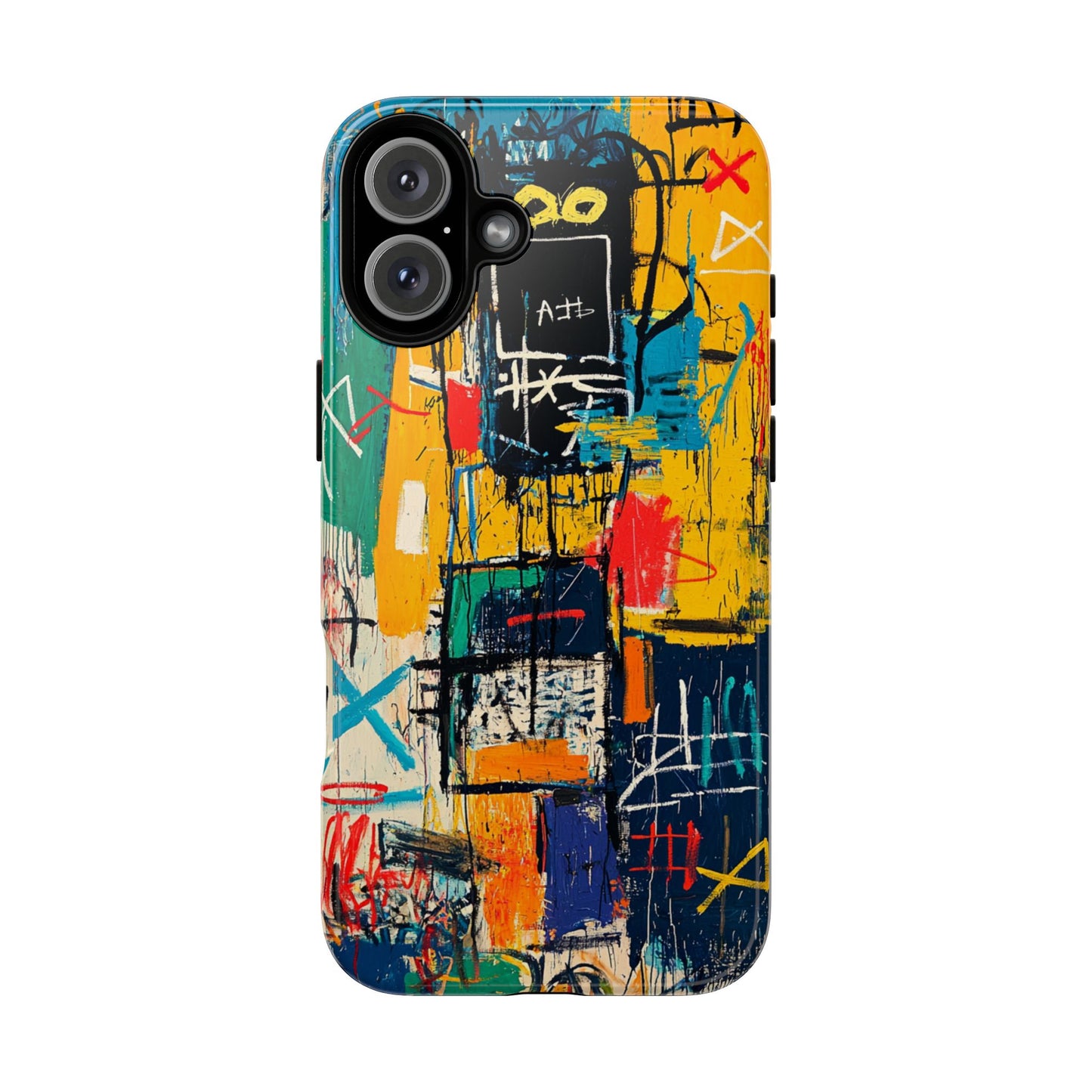 Basquiat Phone Case – Urban Street Art Design - iPhone, Samsung & Google Pixel Cover - Artistic Painting Case,  Art Lover Gift