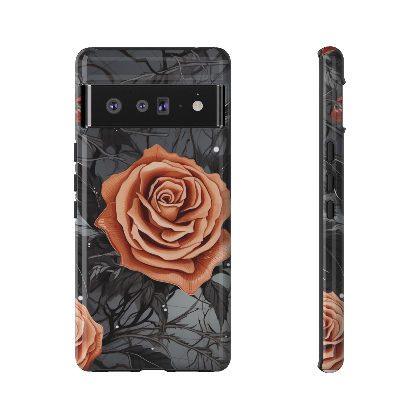 Mystic Noir Rose Mobile Case