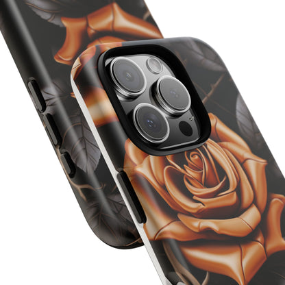 Midnight Gold Rose Mobile Case