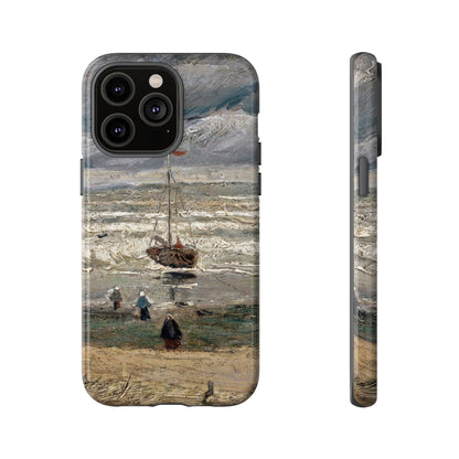 Vincent Van Gogh Phone Case - iPhone, Samsung, Google Pixel Cover - Ocean & Boat Painting Phone Case - Van Gogh Art Gift - Nautical Phone Case, Coastal Life Lover Gift