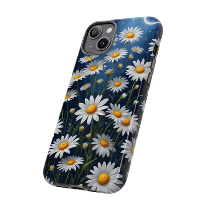 Witchy Daisy Flowers Phone Case Vintage Botanical Cover