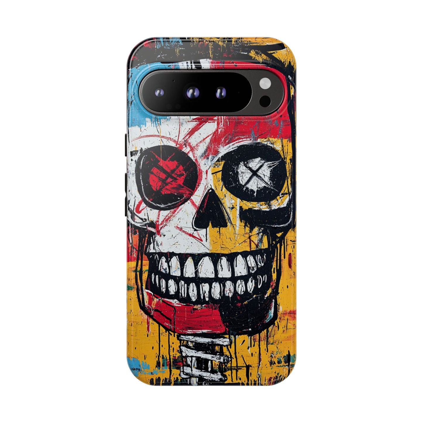 Basquiat Phone Case – Bold Urban Art Design - iPhone, Samsung & Google Pixel Cover - Artistic Painting Case,  Art Lover Gift