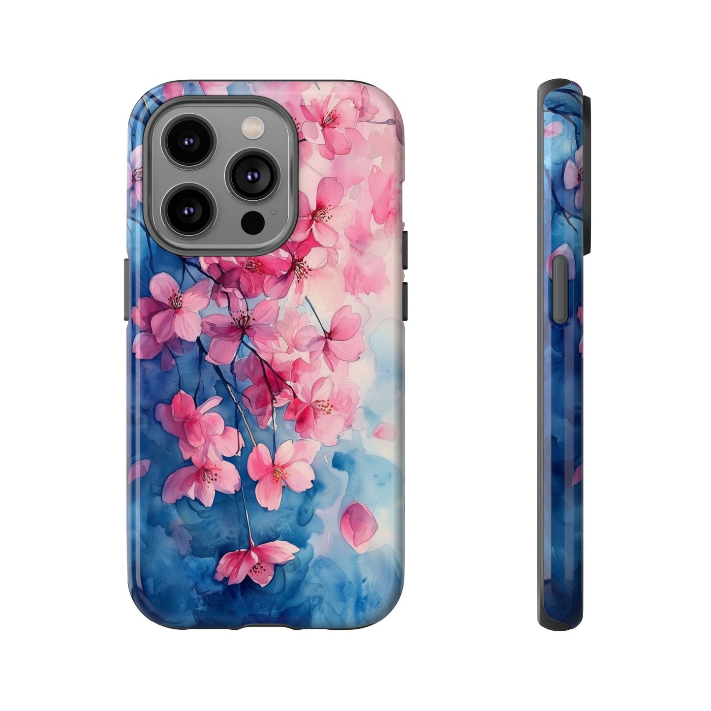 Pastel Petal Rain Watercolor Phone Case for iPhone, google Pixel & Samsung