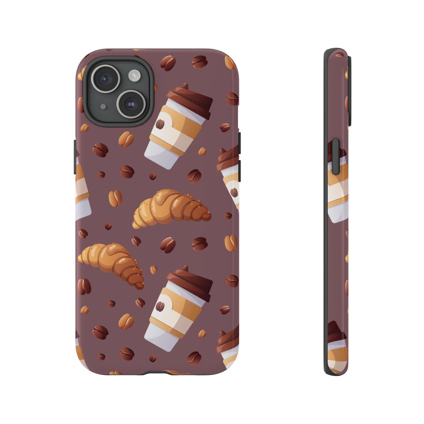 ]Kawaii Food Lover's Phone Case –Coffee Beans Phone Cover for iPhone, Google Pixel, Samsung
