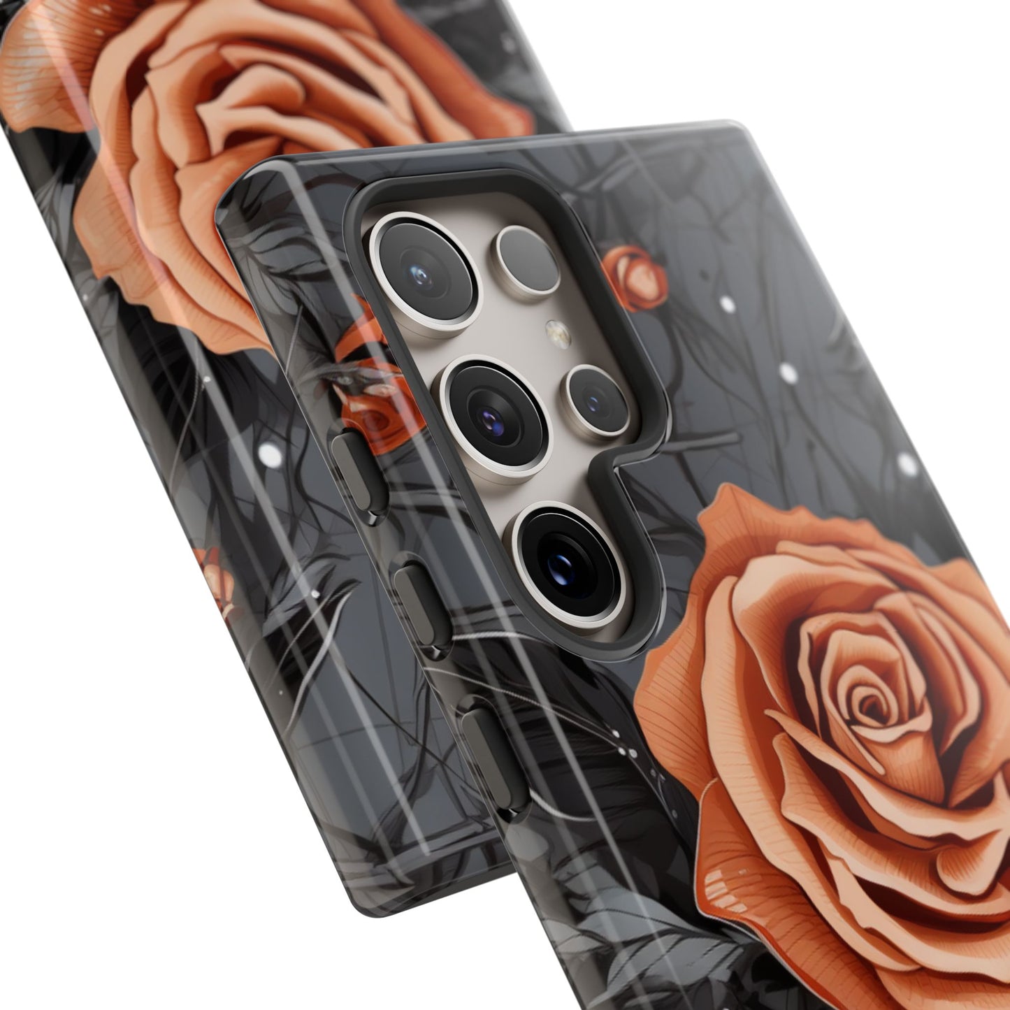 Mystic Noir Rose Mobile Case
