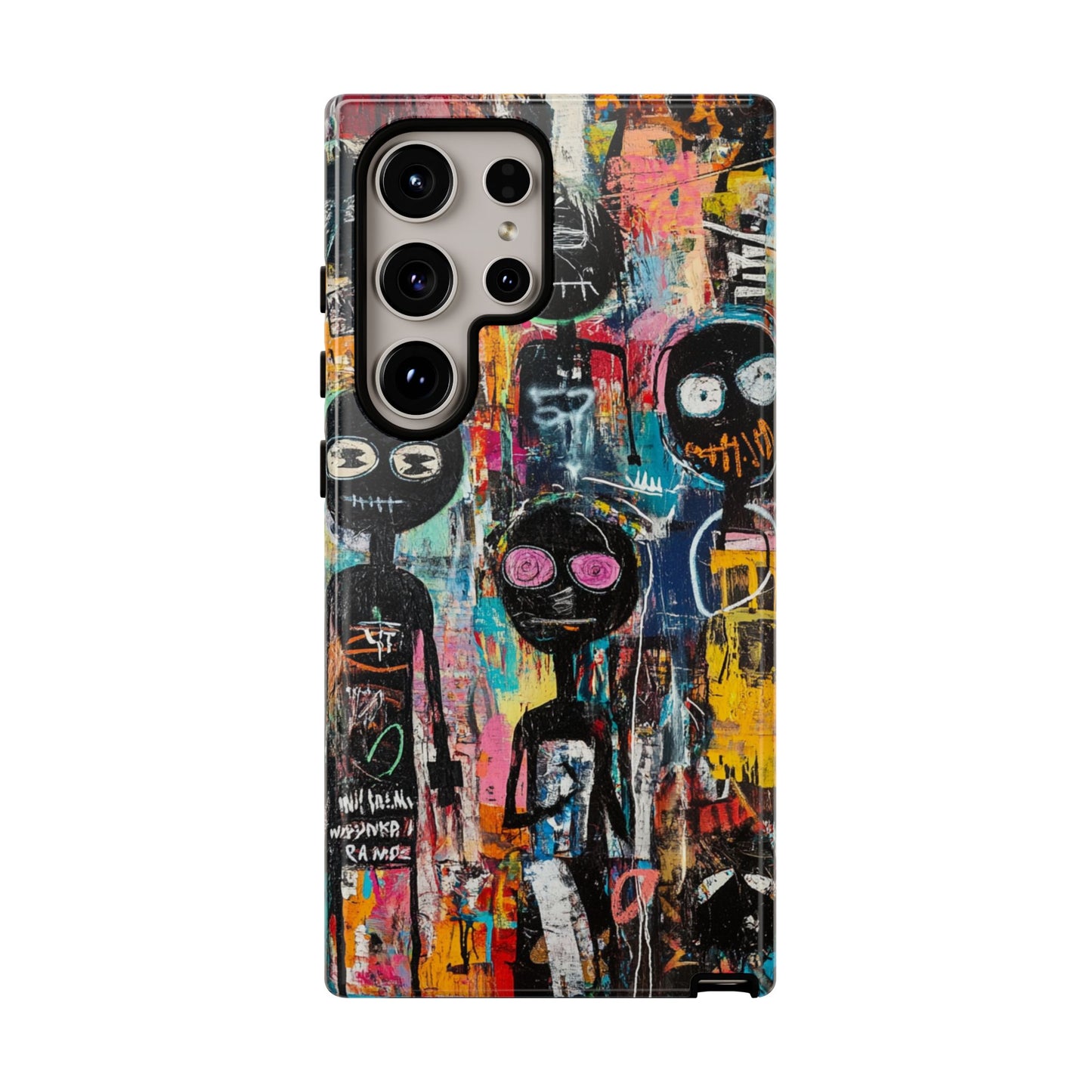 Basquiat Art iPhone Case – Modern Urban Graffiti Design - iPhone, Samsung & Google Pixel Cover - Artistic Painting Case,  Art Lover Gift
