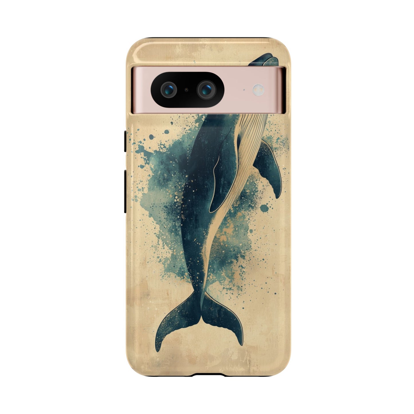 Ocean Majesty: Watercolor Whale Case for iPhone, Samsung & Pixel