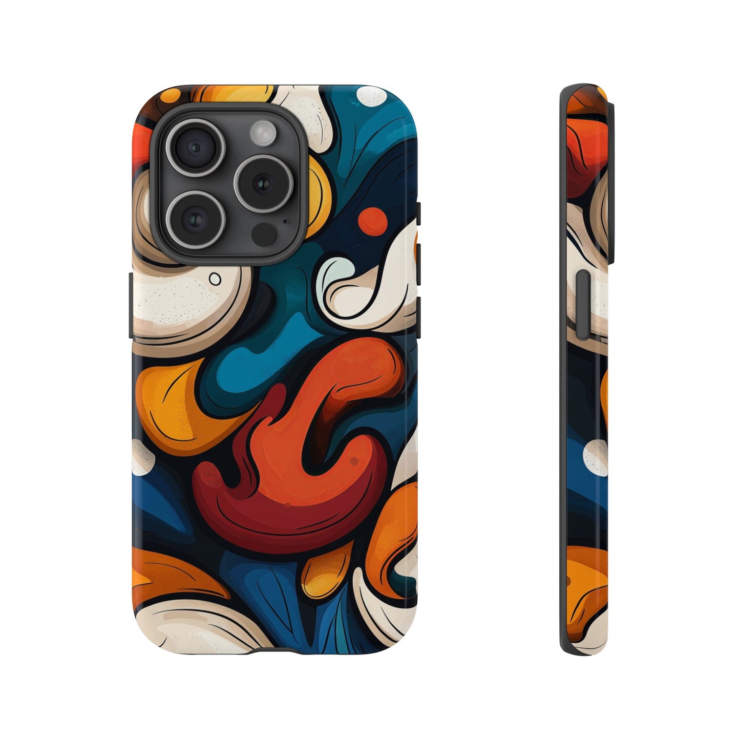 Molten Motion – Bold Abstract Swirl Phone Case for iPhone, Google Pixel, Samsung