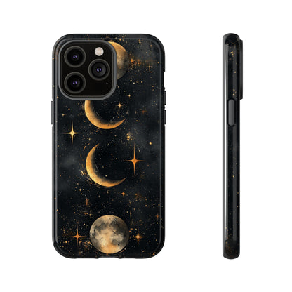 Lunar Phases Boho Moon Phone Case for iPhone, Pixel & Samsung