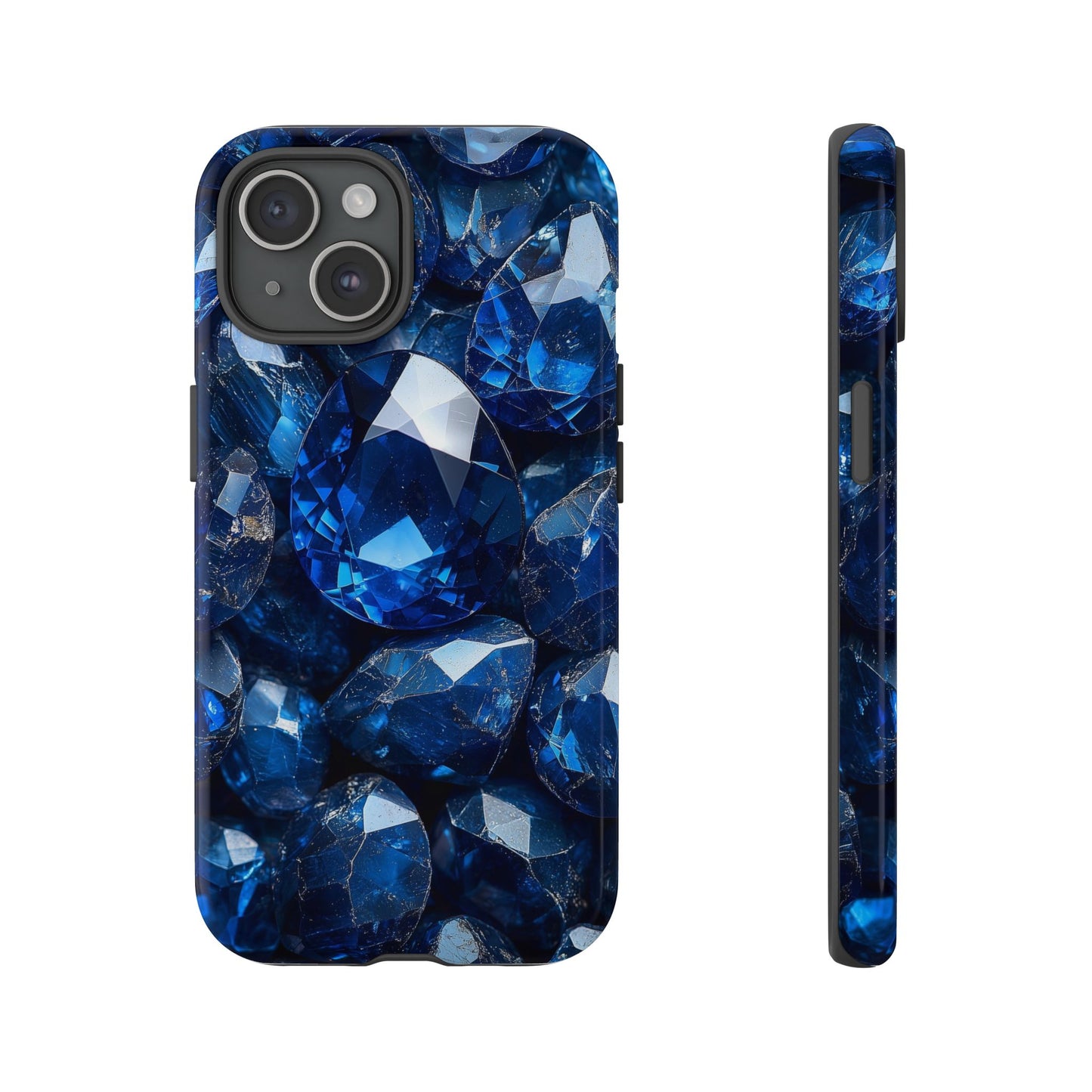 Blue Crystal Aesthetic Phone Case for iPhone, Google Pixel, Samsung