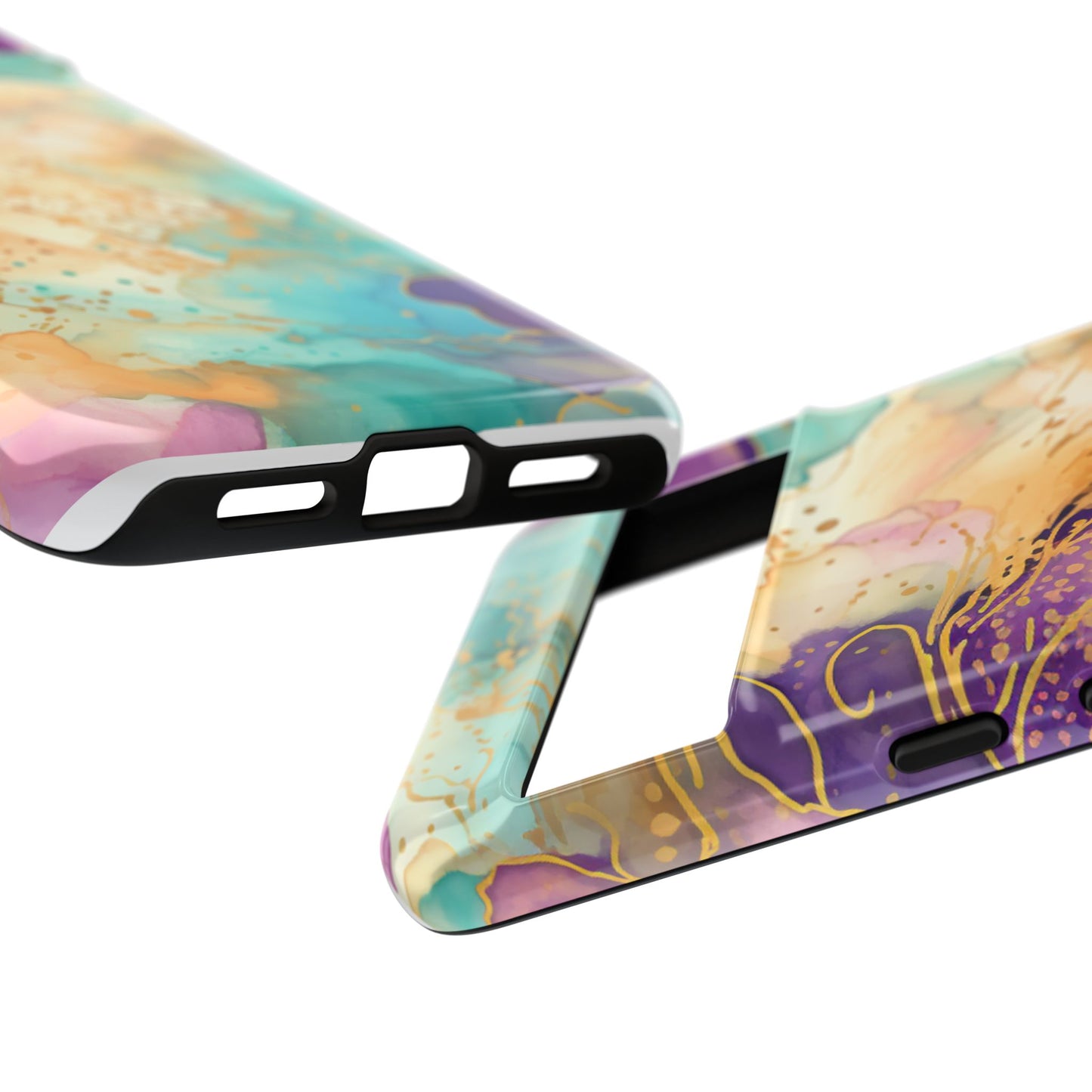 Golden Aura Abstract Watercolor Mobile Case