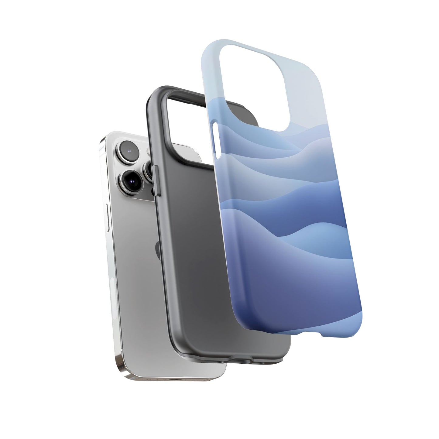Intricate Abstract Wavy Landscape phone case