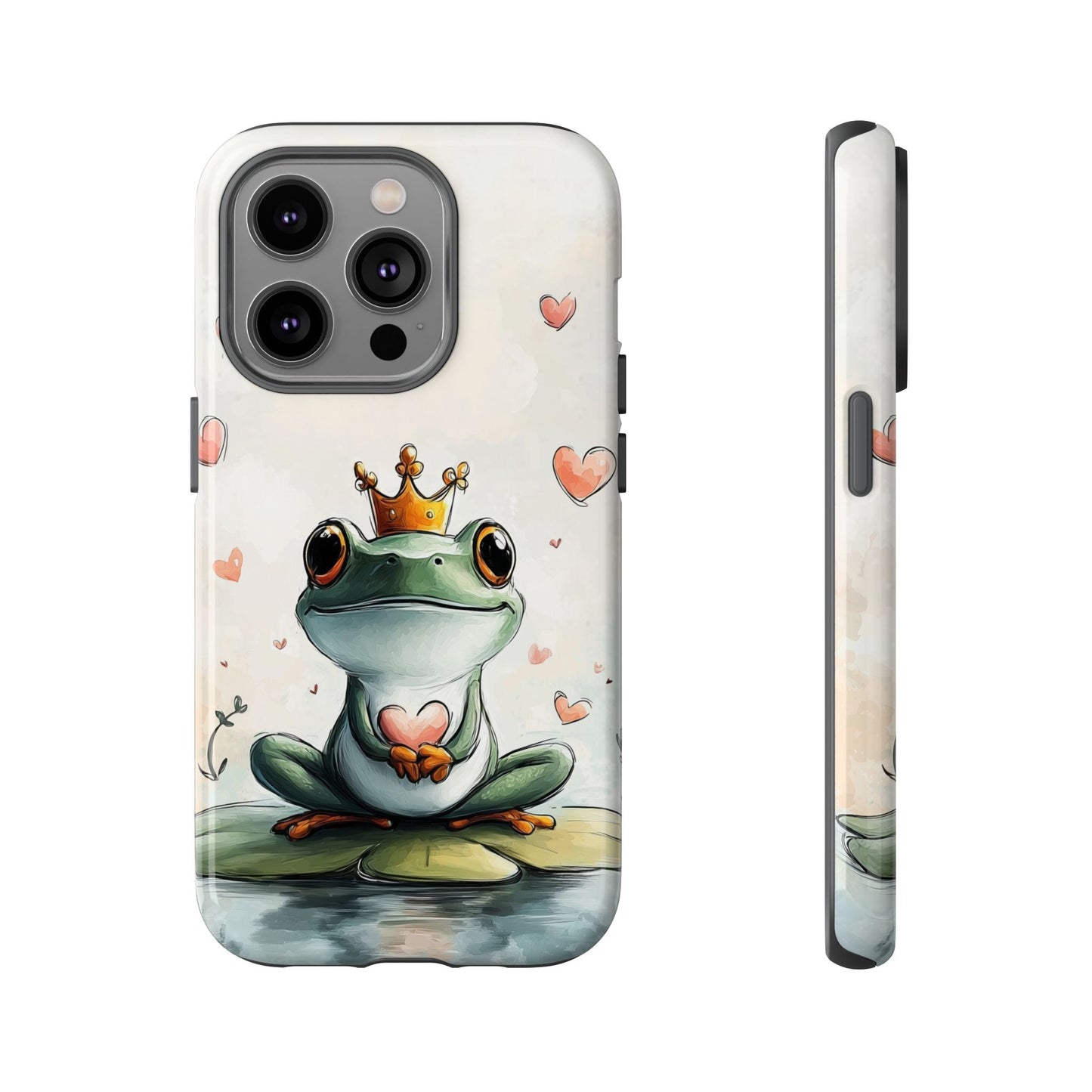 Frog Prince Phone Case – Cute Anime Aesthetic for iPhone, Google Pixel & Samsung