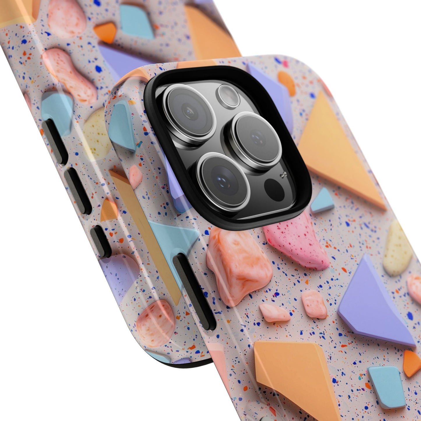 Playful Pastel Terrazzo Phone Case for iPhone, google Pixel & Samsung