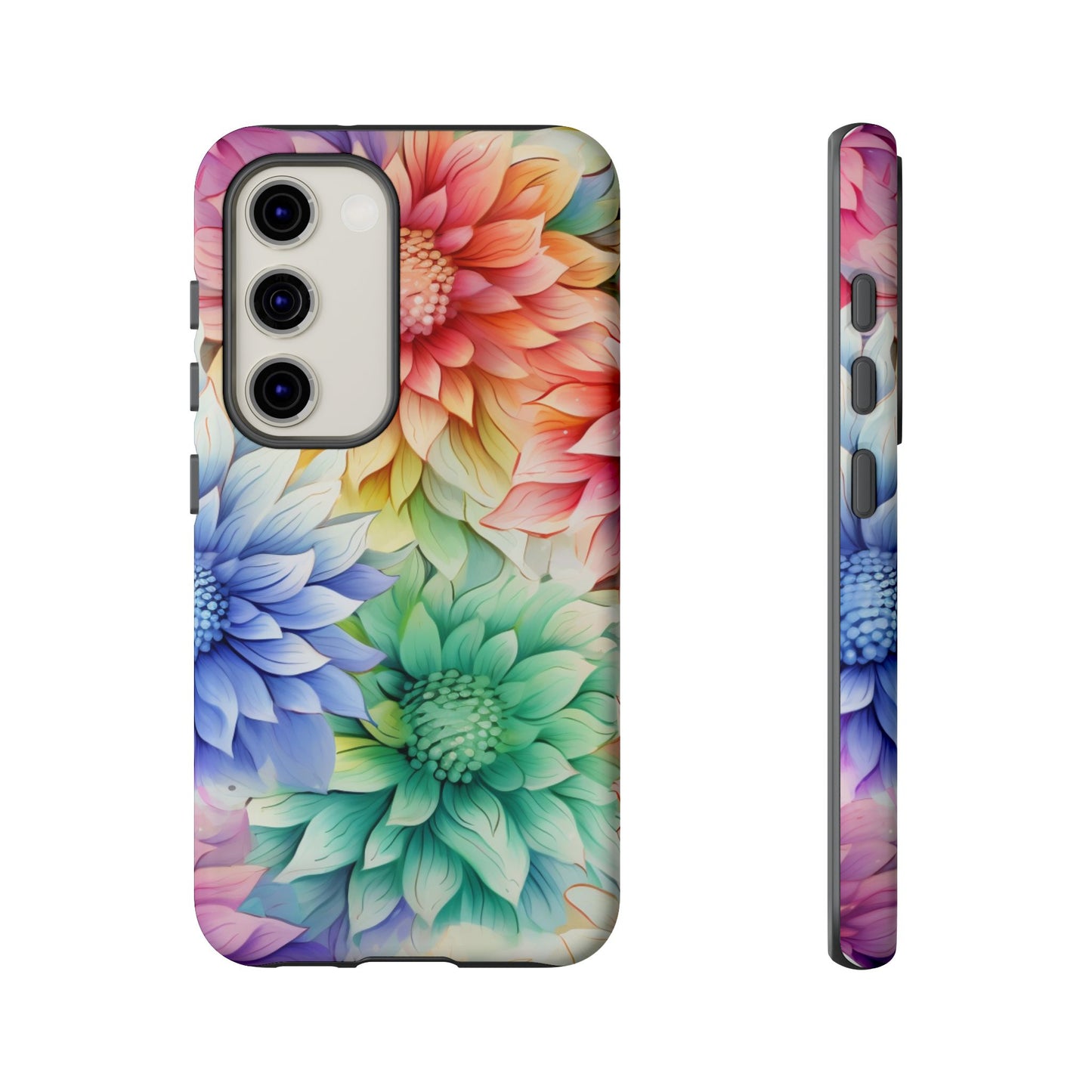 Rainbow Bloom Mandala Floral Mobile Case